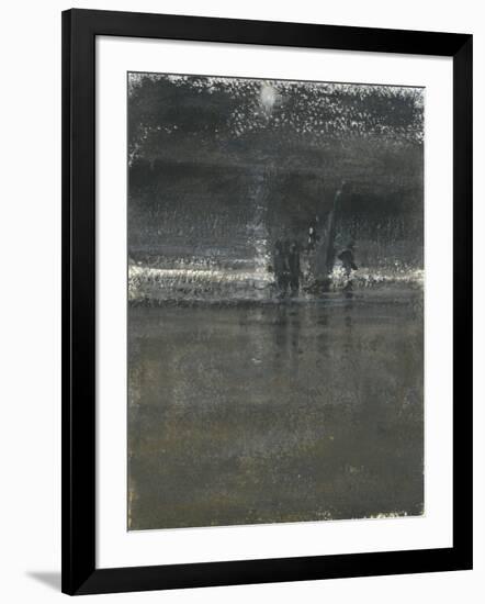 Night Fishing, Sri Lanka, 2015-Lincoln Seligman-Framed Giclee Print