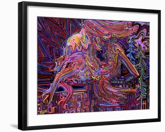 Night Flight 1-Josh Byer-Framed Giclee Print