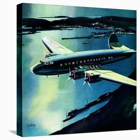 "Night Flight,"February 4, 1939-Josef Kotula-Stretched Canvas
