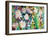 Night Flowering Moonflower, Peru, 2022 (Dyes on Silk)-Hilary Simon-Framed Giclee Print