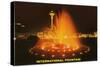 Night, Fountain, Space Needle, Seattle, Washington-null-Stretched Canvas