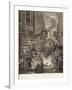 Night, from the Series "Four Times of Day", 1738-William Hogarth-Framed Giclee Print