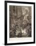 Night, from the Series "Four Times of Day", 1738-William Hogarth-Framed Giclee Print