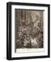 Night, from the Series "Four Times of Day", 1738-William Hogarth-Framed Giclee Print