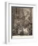 Night, from the Series "Four Times of Day", 1738-William Hogarth-Framed Giclee Print