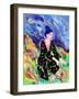 Night Galaxy IV-Melissa Wang-Framed Art Print