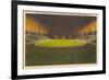 Night Game, Hershey Stadium, Hershey, Pennsylvania-null-Framed Premium Giclee Print