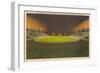 Night Game, Hershey Stadium, Hershey, Pennsylvania-null-Framed Art Print