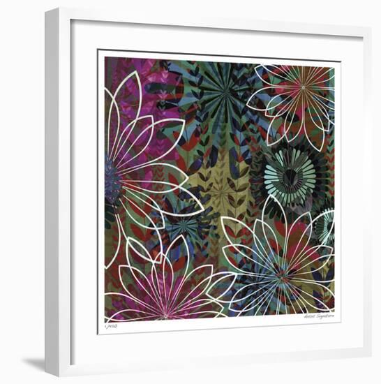 Night Garden III-James Burghardt-Framed Giclee Print