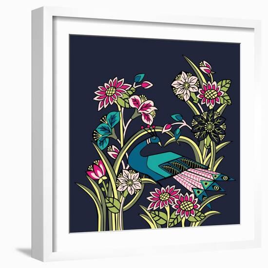 Night Garden-null-Framed Giclee Print