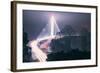 Night Glow and Oakland Bay Bridge-null-Framed Photographic Print