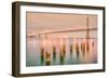 Night Glow at Bay Bridge-Vincent James-Framed Photographic Print