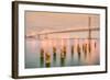 Night Glow at Bay Bridge-Vincent James-Framed Photographic Print