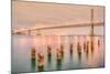 Night Glow at Bay Bridge-Vincent James-Mounted Photographic Print