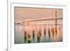Night Glow at Bay Bridge-Vincent James-Framed Photographic Print