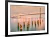 Night Glow at Bay Bridge-Vincent James-Framed Photographic Print