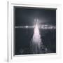 Night Glow Into Fog City, Bay Bridge, San Francisco-Vincent James-Framed Photographic Print