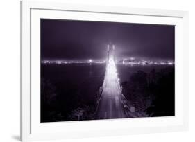 Night Glow Into Fog City, San Francisco-Vincent James-Framed Photographic Print