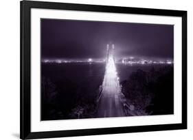 Night Glow Into Fog City, San Francisco-Vincent James-Framed Photographic Print