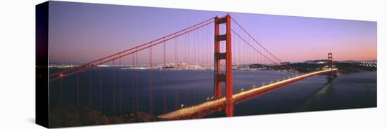 Night Golden Gate Bridge San Francisco Ca, USA-null-Stretched Canvas
