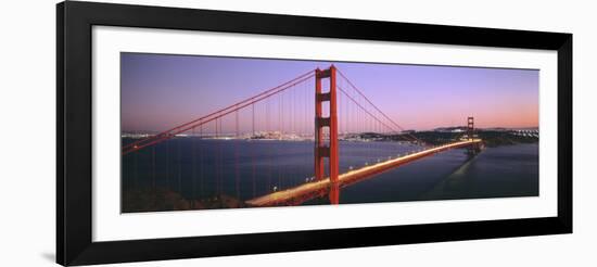 Night Golden Gate Bridge San Francisco Ca, USA-null-Framed Photographic Print