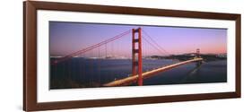 Night Golden Gate Bridge San Francisco Ca, USA-null-Framed Photographic Print