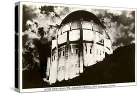 Night, Griffith Park Planetarium, Los Angeles, California-null-Stretched Canvas