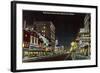 Night, High Street, Jefferson City, Missouri-null-Framed Art Print