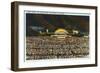 Night, Hollywood Bowl, Los Angeles, California-null-Framed Art Print