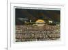 Night, Hollywood Bowl, Los Angeles, California-null-Framed Premium Giclee Print