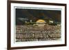 Night, Hollywood Bowl, Los Angeles, California-null-Framed Premium Giclee Print