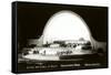 Night, Hollywood Bowl, Los Angeles, California-null-Framed Stretched Canvas