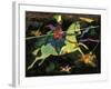 Night Horseman with Lances, 1960s-George Adamson-Framed Giclee Print