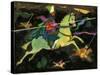 Night Horseman with Lances, 1960s-George Adamson-Stretched Canvas