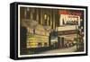 Night, Hotel Hollenden, Cleveland, Ohio-null-Framed Stretched Canvas