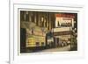 Night, Hotel Hollenden, Cleveland, Ohio-null-Framed Premium Giclee Print