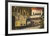 Night, Hotel Hollenden, Cleveland, Ohio-null-Framed Premium Giclee Print