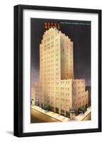 Night, Hotel Wooten, Abilene, Texas-null-Framed Art Print