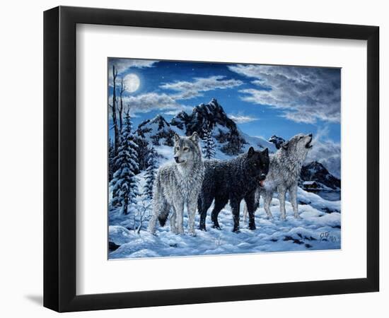 Night Howl-Jeff Tift-Framed Premium Giclee Print