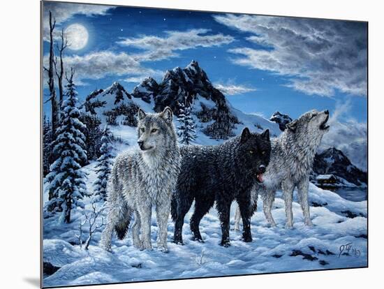 Night Howl-Jeff Tift-Mounted Giclee Print