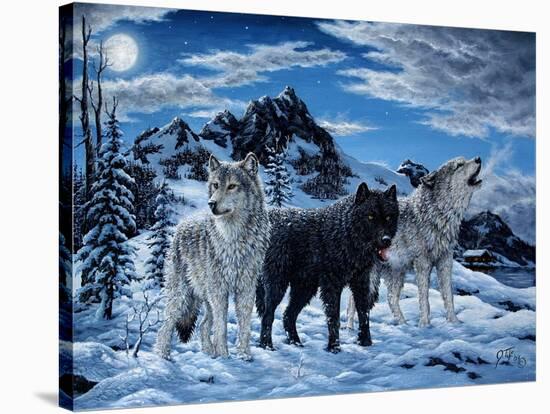 Night Howl-Jeff Tift-Stretched Canvas