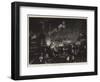 Night Illuminations at Henley Regatta, 4 July to 6 July-null-Framed Giclee Print