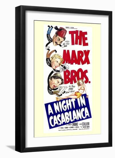 Night in Casablanca, 1946-null-Framed Art Print