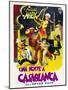 Night in Casablanca, Italian Movie Poster, 1946-null-Mounted Art Print