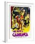 Night in Casablanca, Italian Movie Poster, 1946-null-Framed Art Print