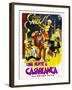 Night in Casablanca, Italian Movie Poster, 1946-null-Framed Art Print