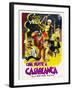 Night in Casablanca, Italian Movie Poster, 1946-null-Framed Art Print
