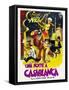 Night in Casablanca, Italian Movie Poster, 1946-null-Framed Stretched Canvas