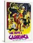 Night in Casablanca, Italian Movie Poster, 1946-null-Stretched Canvas