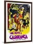 Night in Casablanca, Italian Movie Poster, 1946-null-Framed Art Print